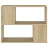 vidaXL TV Cabinet Sonoma Oak 80x24x63 cm Engineered Wood