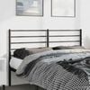 vidaXL Metal Replace Headboard Black 150 cm