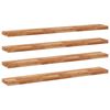 vidaXL Floating Shelves 4 pcs 140x20x4 cm Oil Finished