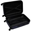 vidaXL Three Piece Hardcase Trolley Set Blue 45.5/55/66 cm