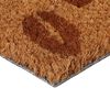 vidaXL Door Mat Natural 40x60 cm Tufted Coir