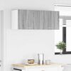 vidaXL Hanging Cabinet 2 pcs Grey Sonoma and White 50 x 31 x 40 cm