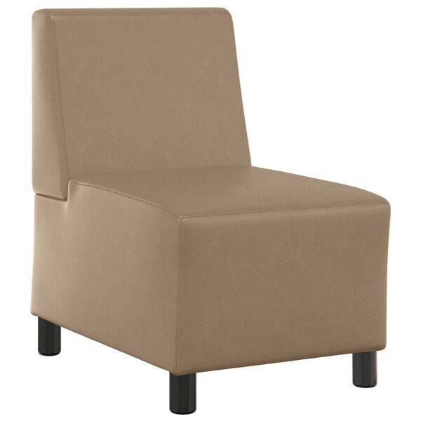 vidaXL Modular Sofa Unit Armless Cappuccino 55 x 74 x 82 cm