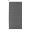 vidaXL Fence Panel WPC 95x186 cm Grey