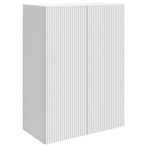 vidaXL Wall-Mounted Cabinet White 66 x 34.5 x 90 cm Engineered Wood
