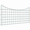 vidaXL Pond Fence Set 5 pcs 100 x 50 cm Steel Green