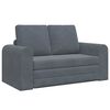 vidaXL Sofa Bed Dark Grey 148 x 71 x 83 cm Velvet