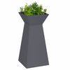 vidaXL Pillar Planter 2 pcs Anthracite 35 x 35 x 73 cm