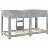 vidaXL Bunk Bed for Kids Concrete Grey 100 x 190 cm Engineered Wood