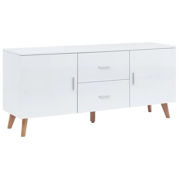 vidaXL Sideboard White 160x40x70 cm MDF