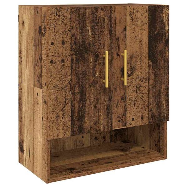 vidaXL Wall Cabinet Old wood 60 x 31 x 70 cm Engineered wood
