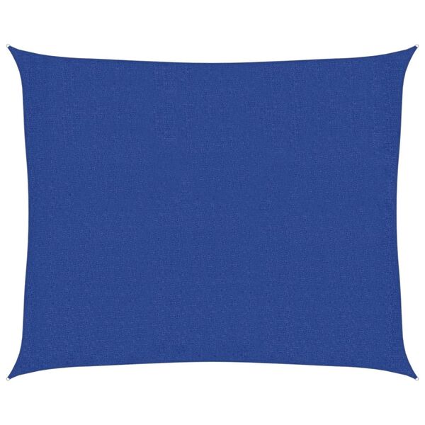 vidaXL Sunshade Sail 160 g/m² Blue 2.5x3 m HDPE