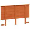 vidaXL Headboard Wax Brown 120 cm Solid Wood Pine
