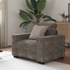 vidaXL Sofa Dark Grey 100 x 80 x 80 cm Fabric