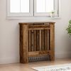 vidaXL Radiator Cover Old Wood 78 x 19 x 81.5 cm Engineered Wood