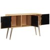 vidaXL Sideboard 120x30x75 cm Solid Mango Wood