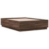 vidaXL Bed Frame without Mattress Brown Oak 140x190 cm