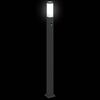 vidaXL Bollard Lights with Sensor 3 pcs 110 cm Black IP44