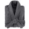 vidaXL Unisex Terry Bathrobe 100% Cotton Anthracite S