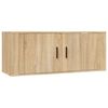 vidaXL 3 Piece TV Cabinet Set Sonoma Oak Engineered Wood