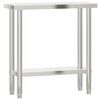 vidaXL Kitchen Work Table 82,5x30x85 cm Stainless Steel