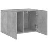 vidaXL TV Cabinet Wall-mounted Concrete Grey 60x30x41 cm