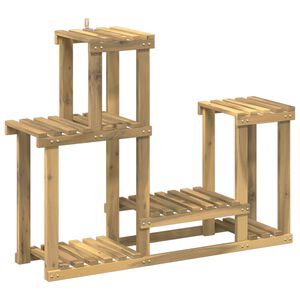 vidaXL Plant Stand White 90 x 25 x 73 cm Solid Acacia Wood