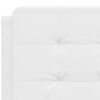 vidaXL Bed Frame without Mattress "Zadar" White 140x200 cm Faux Leather