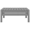 vidaXL 3 Piece Garden Lounge Set Grey Solid Pinewood