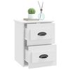vidaXL Wall-mounted Bedside Cabinets 2 pcs White 41.5x36x53cm