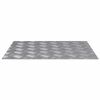 vidaXL Stair Tread Rectangular 4 pcs Silver 60 x 50 cm Aluminium