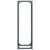 vidaXL Firewood Rack Anthracite 25x25x80 cm Cold-rolled steel