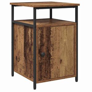 vidaXL Bedside Cabinet Old wood Engineered Wood