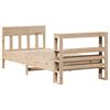 vidaXL Bed Frame without Mattress 75x190 cm Small Single Solid Wood Pine