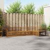 vidaXL Outdoor Sofa Set 5 pcs Natural Solid Acacia Wood