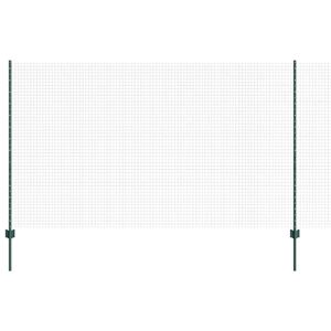 vidaXL Fence with Post Green