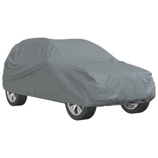 vidaXL Car Cover for SUV Full Grey M Non-Woven Fabric