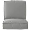 vidaXL Pallet Cushion Set 2 pcs Grey Oxford fabric