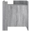 vidaXL Bedside Cabinet Grey Sonoma 45x50x50 cm Engineered Wood
