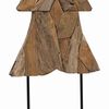 vidaXL Christmas Tree with Stand Brown 150 cm Solid teak wood