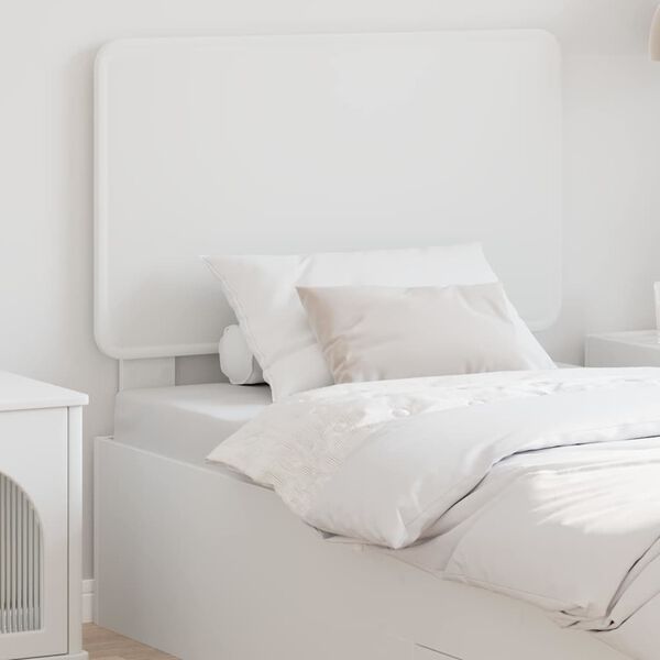 vidaXL Headboard with Headboard White 90 cm Engineered wood