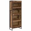 vidaXL Book Cabinet 60 x 30 x 155 cm Engineered Wood Old Wood