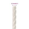 vidaXL Work Rope White 12 mm 100 m Polypropylene