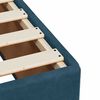 vidaXL Box Spring Bed with Mattress Dark Blue 140x200 cm Velvet