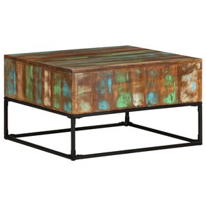 vidaXL Coffee Table | Multicolour | Solid reclaimed wood and iron | Medium