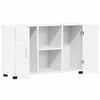 vidaXL Sideboard with Door White 88.5 x 30.5 x 55.5 cm Engineered Wood