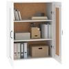 vidaXL Hanging Wall Cabinet White 69.5x32.5x90 cm