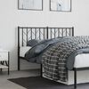 vidaXL Metal Replace Headboard Black 135 cm