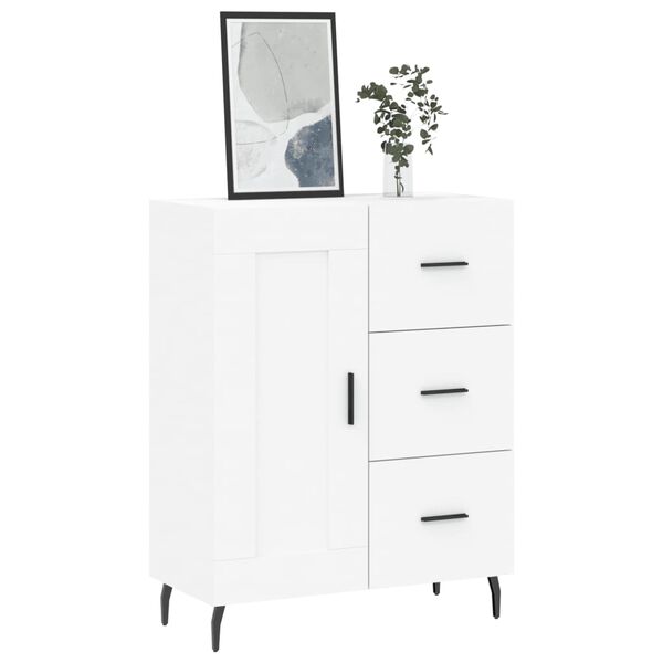 vidaXL Sideboard White 69.5x34x90 cm Engineered Wood