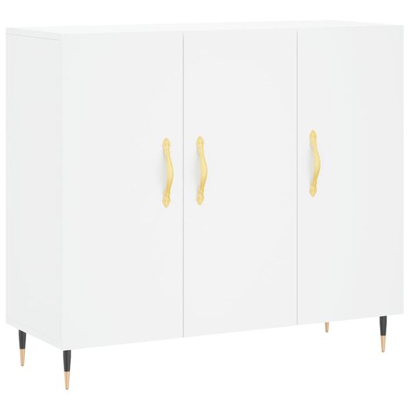 vidaXL Sideboard White 90x34x80 cm Engineered Wood